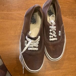 Mens Brown Vans size 10